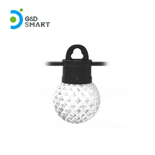 12V Crystal Outdoor Bulbs String