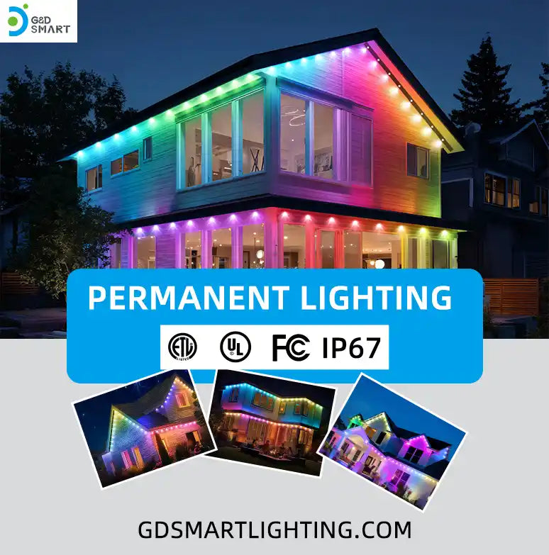 30mm 3 Diodes Permanent Outdoor Lights