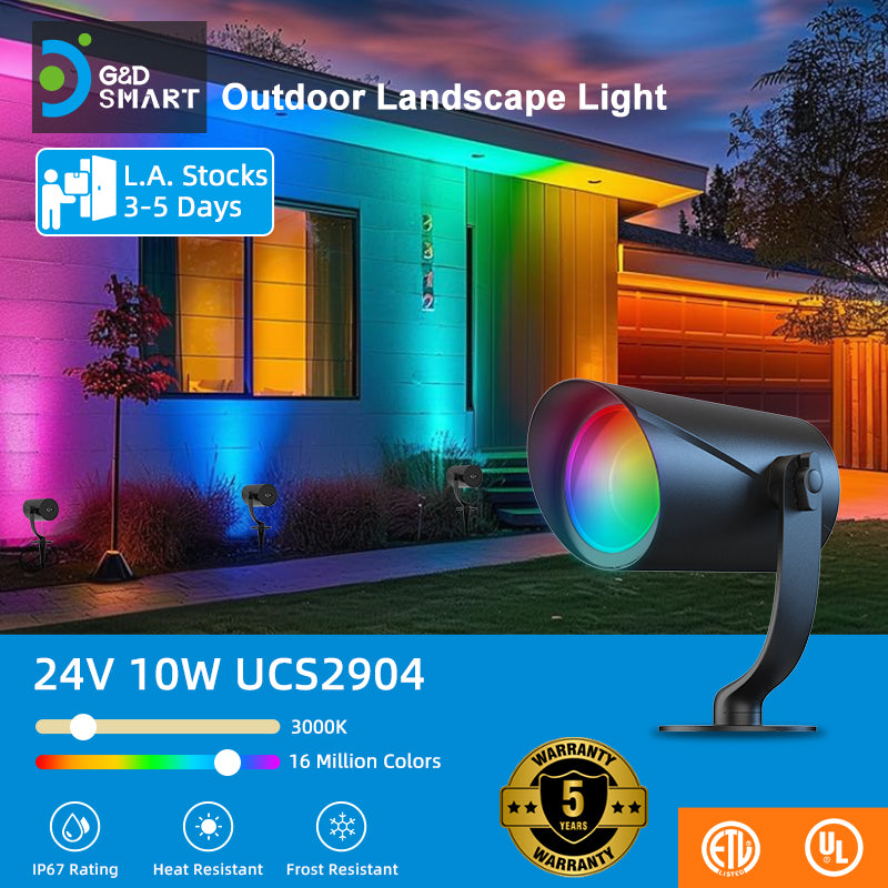 C6604 24V 10W RGBW landscape accent light by G&D SMART