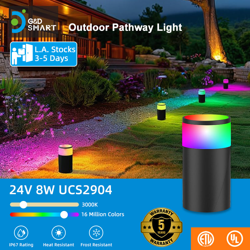 C6607 24V RGBW pathway light by G&D SMART