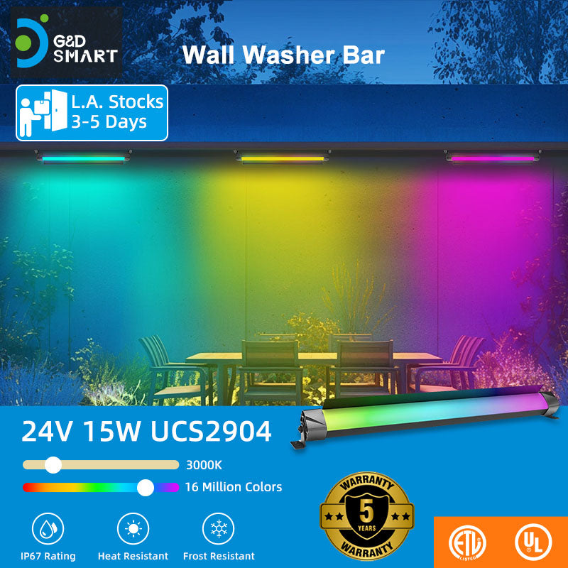 C6608 24V RGBW wall washer by G&D SMART