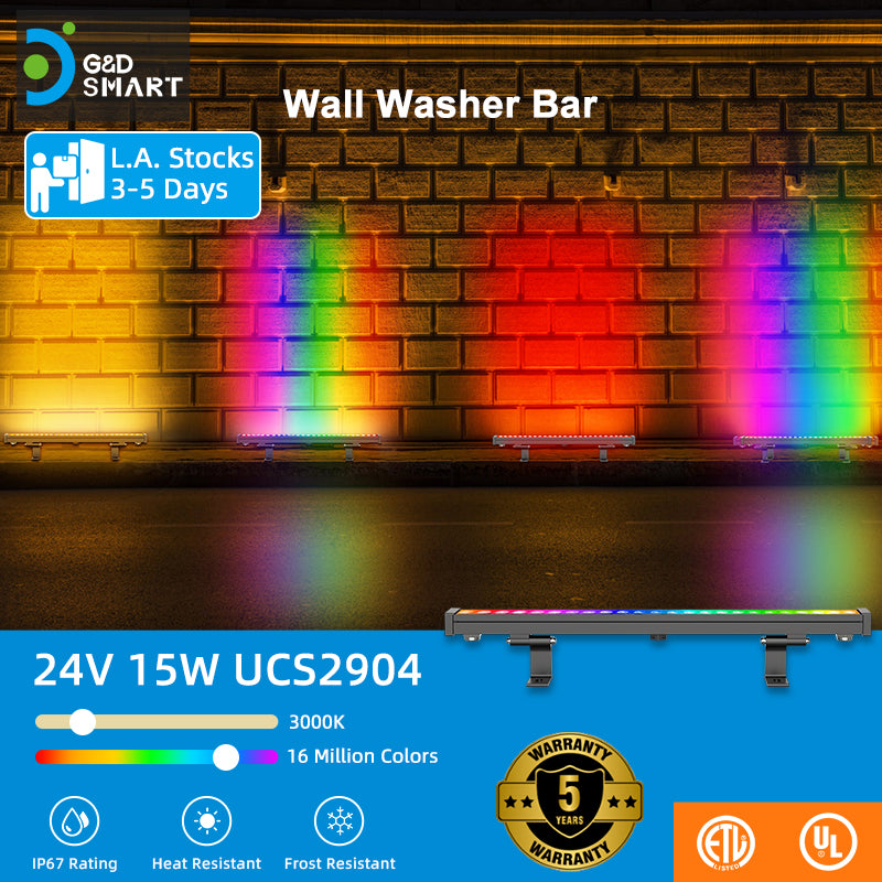 C6618 24V RGBW wall washer by G&D SMART